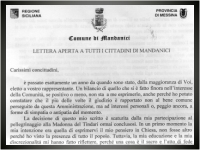 Lettera del Sindaco Matteo Scoglio