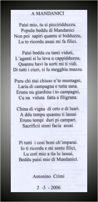 Alcune poesie di Antonino Crimi